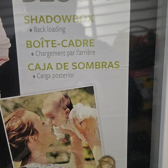 Americanflat 8x10 Shadow Box Frame in Black with Soft Linen Back - Large Shadow - Picture 3 of 6